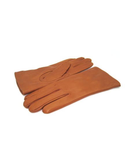 Sermoneta Gloves Guanto Nappa foderato Lapin Tan In Saldo