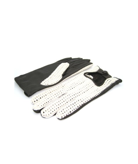Sermoneta Gloves Guanto Guida in Nappa e Corda dita intere T.Moro Consegna Veloce