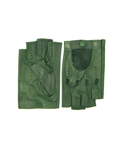 Sermoneta Gloves Guanto Guida in Nappa mezze dita Verde Oliva Fino Al -60%