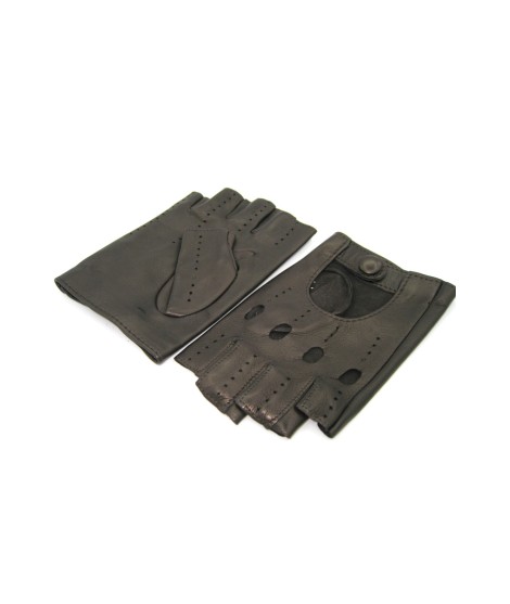 Sermoneta Gloves Guanto Guida in Nappa mezze dita T.Moro Affare Del Giorno