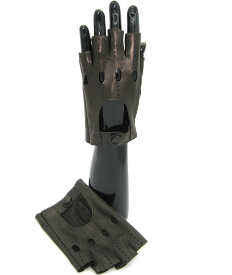 Sermoneta Gloves Guanto Guida in Nappa mezze dita T.Moro Affare Del Giorno