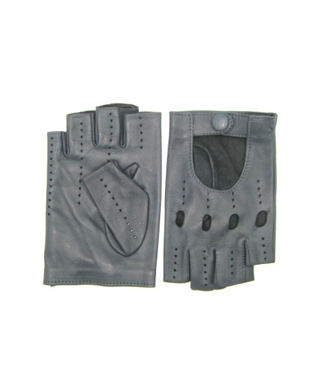 Sermoneta Gloves Guanto Guida in Nappa mezze dita Grigio Convenienza