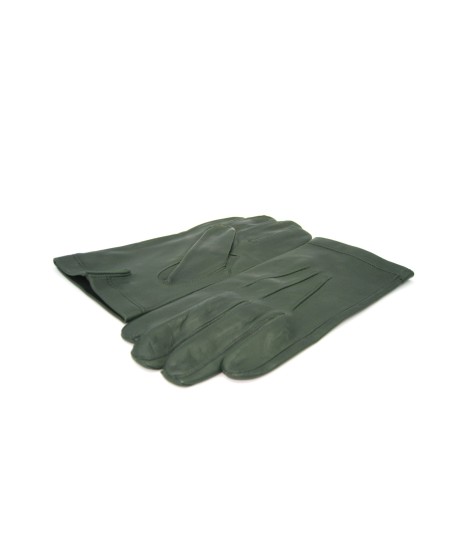 Sermoneta Gloves Guanto in Nappa foderato seta Verde scuro Saldi Di Fabbrica