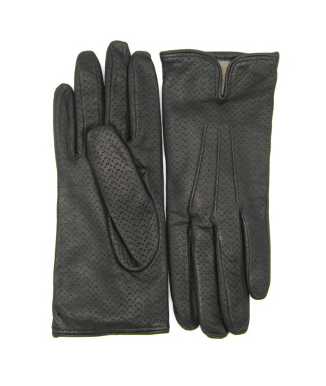 Sermoneta Gloves Guanti in Nappa foderato cashmere Nero Novità