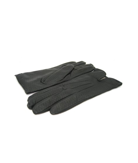 Sermoneta Gloves Guanti in Nappa foderato cashmere Nero Novità