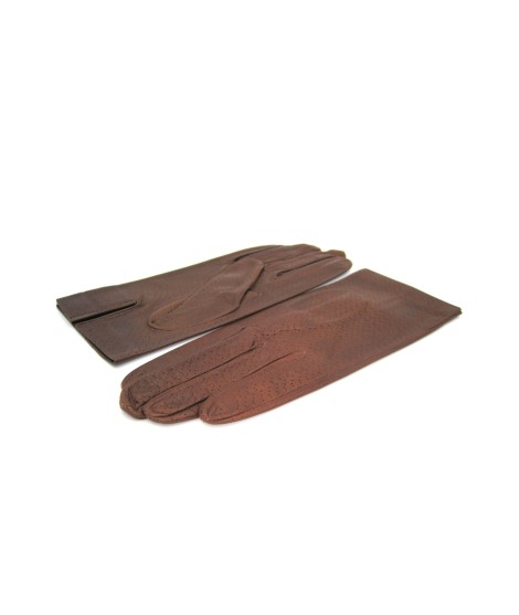 Sermoneta Gloves Guanto in Nappa sfoderato Mink Sconto