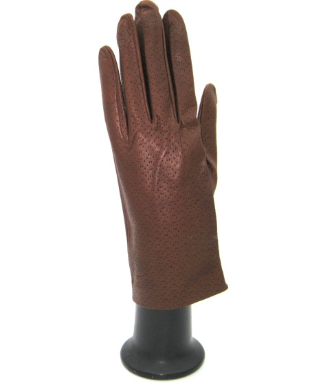 Sermoneta Gloves Guanto in Nappa sfoderato Mink Sconto