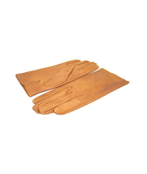 Sermoneta Gloves Guanto in Nappa sfoderato Tan Offerta