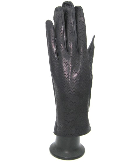 Sermoneta Gloves Guanto in Nappa sfoderato Navy Economico
