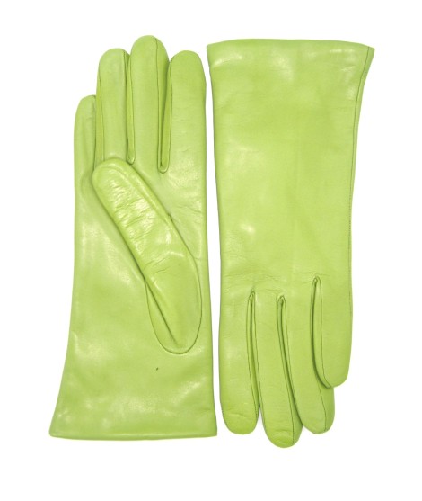 Sermoneta Gloves Guanto Nappa foderato cashmere Verde Pistacchio Qualità