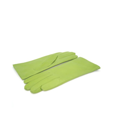 Sermoneta Gloves Guanto Nappa foderato cashmere Verde Pistacchio Qualità