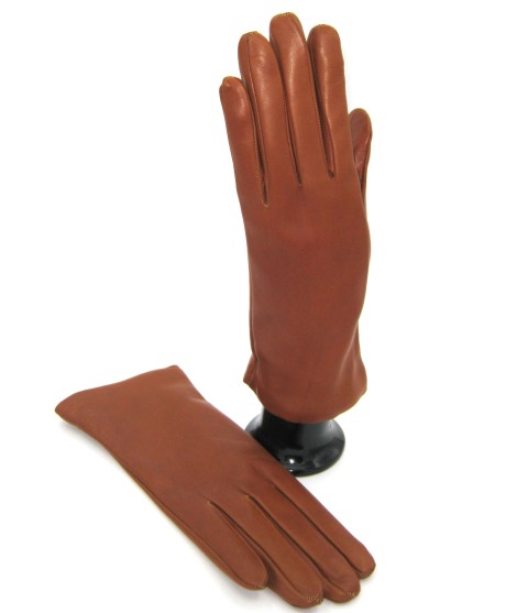 Sermoneta Gloves Guanto Nappa foderato cashmere Tan Qualità Garantita