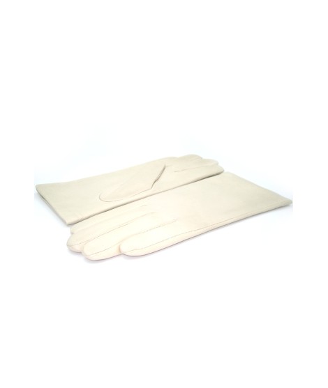 Sermoneta Gloves Guanto Nappa foderato cashmere Panna Consegna Veloce