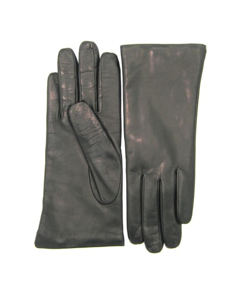 Sermoneta Gloves Guanto Nappa foderato cashmere Nero Shopping Online