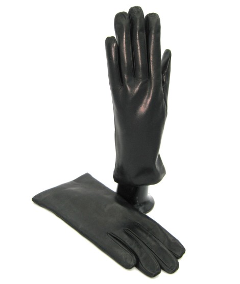 Sermoneta Gloves Guanto Nappa foderato cashmere Nero Shopping Online