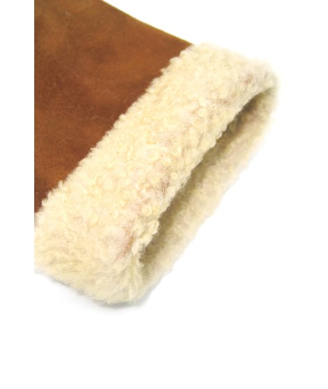 Sermoneta Gloves Guanto Montone cucito a mano Tan Offerte