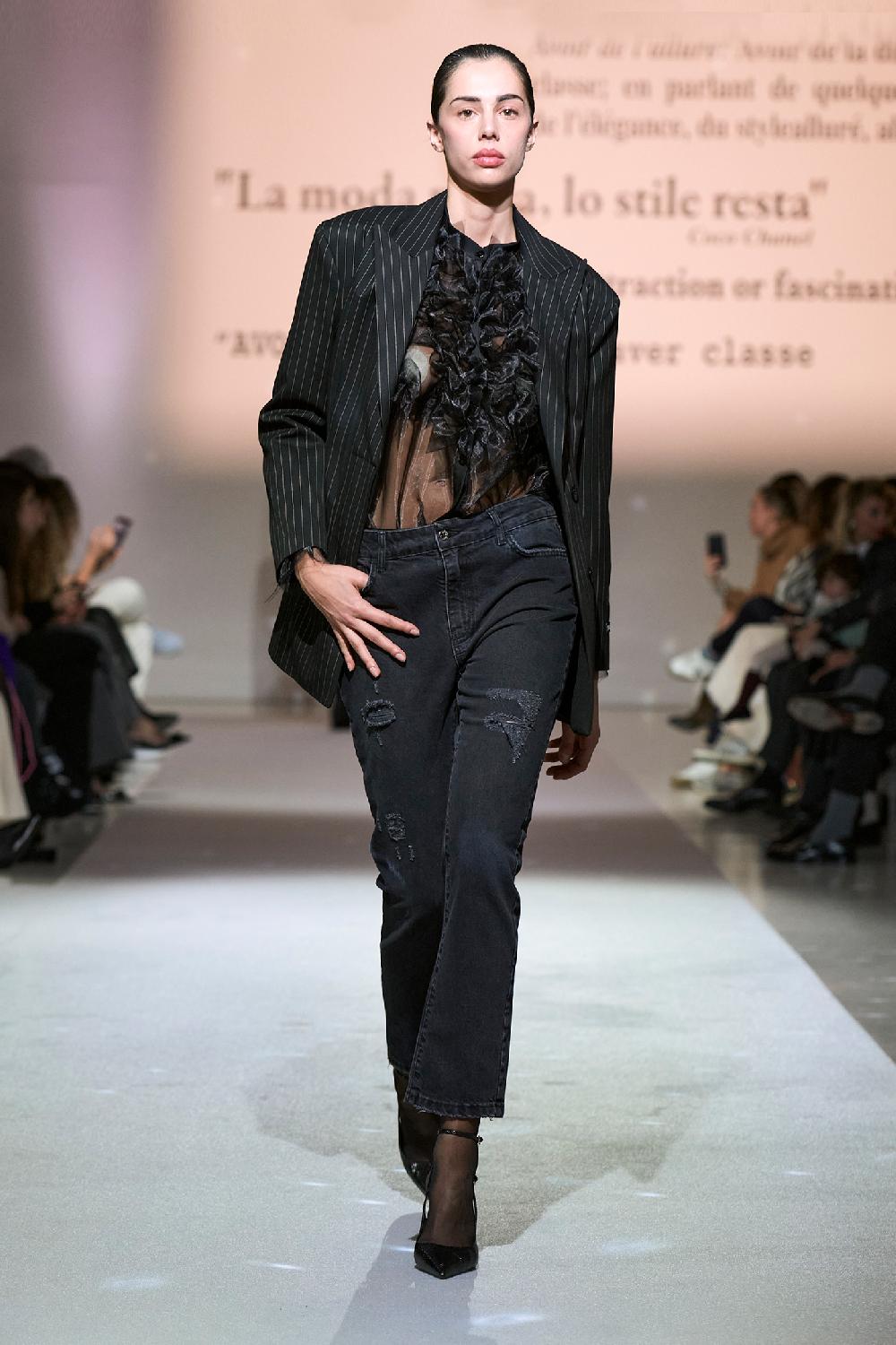 Soallure CAMICIA ROUCHES ORGANZA Convenienza