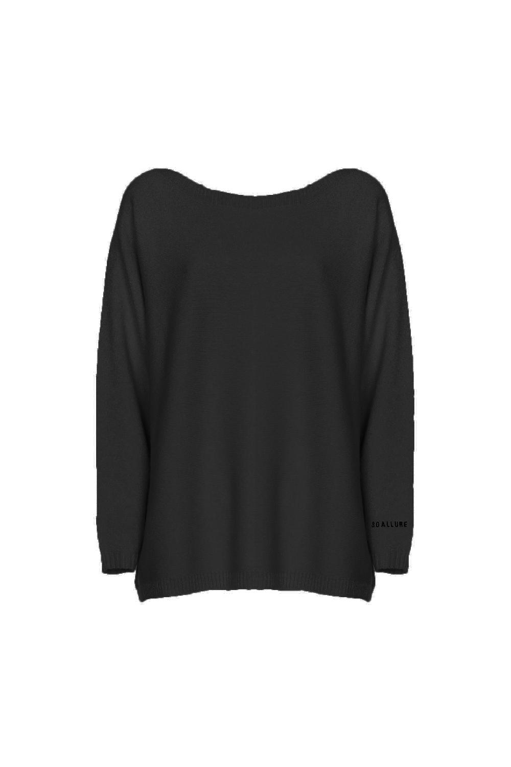 Soallure MAGLIA BOXY COLLO RICAMO SOALLURE Prezzo Ridotto