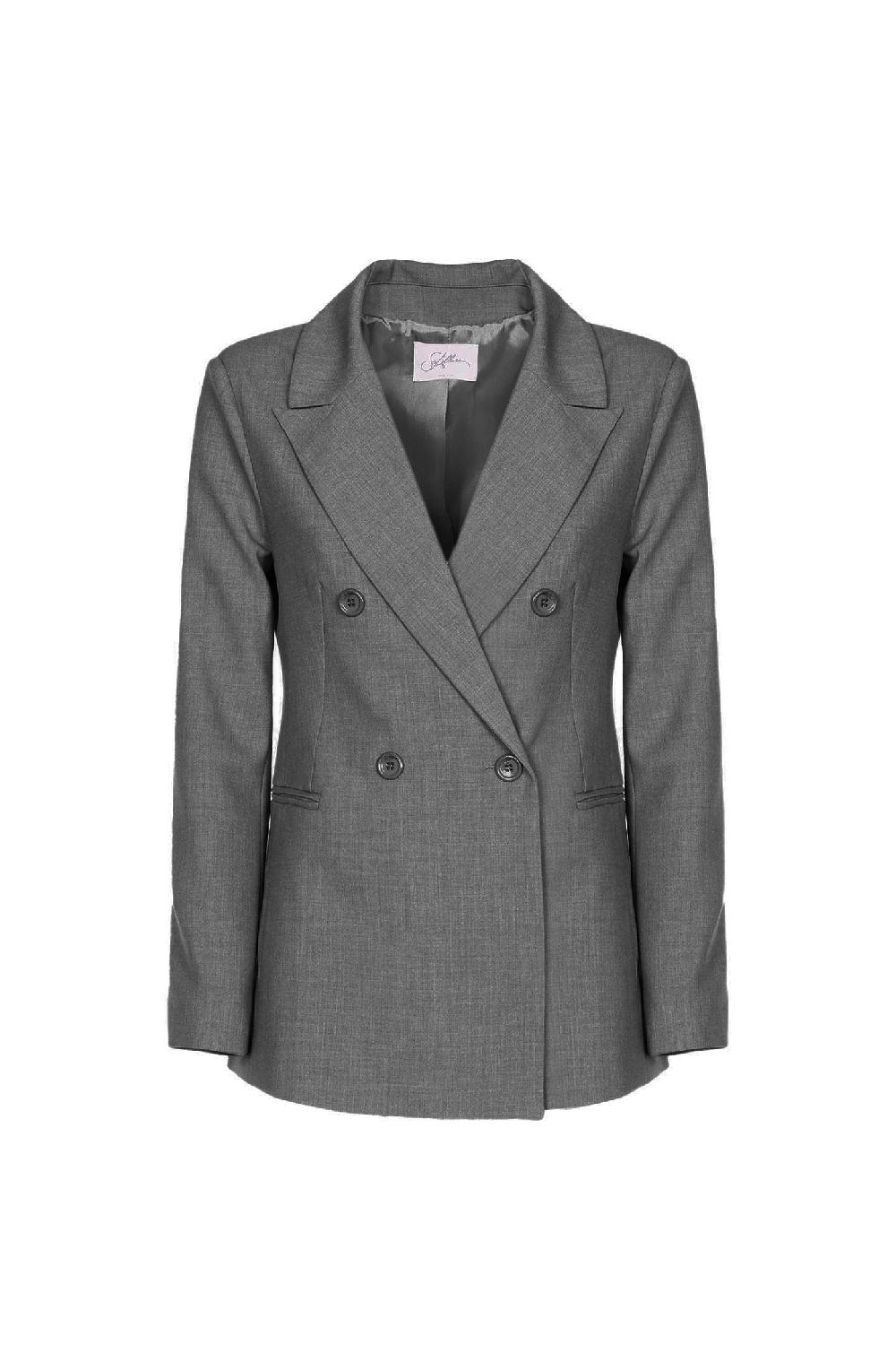 Soallure GIACCA DOPPIOPETTO TESSUTO BOY Moda