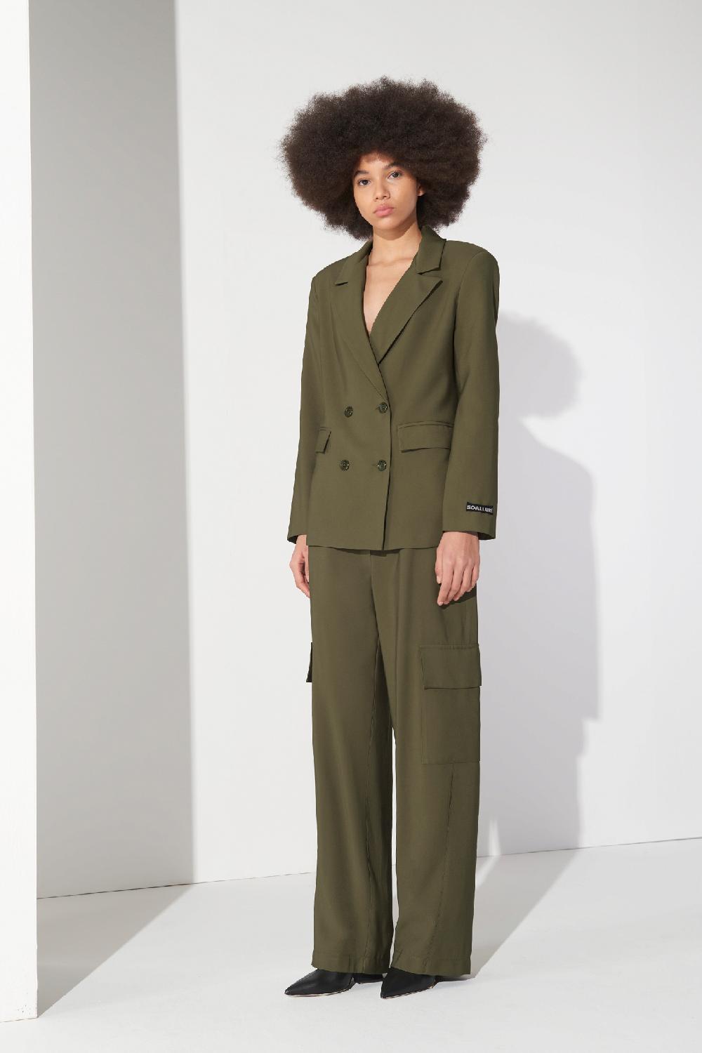Soallure PANTALONE CARGO TENCEL Fino Al -60%