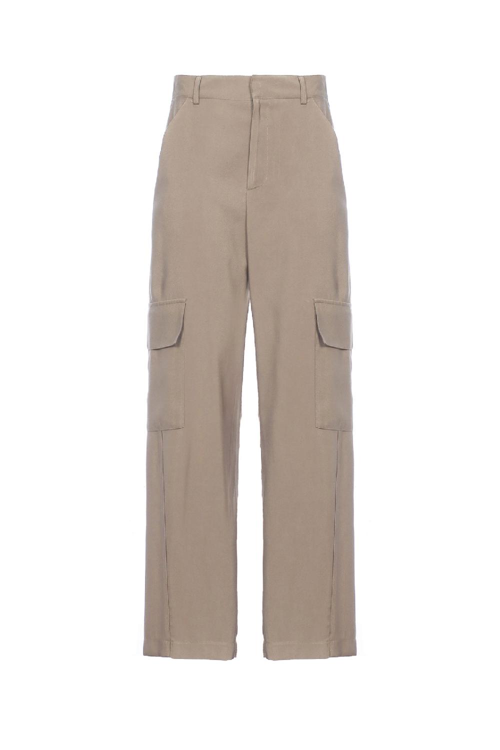 Soallure PANTALONE CARGO TENCEL Fino Al -60%