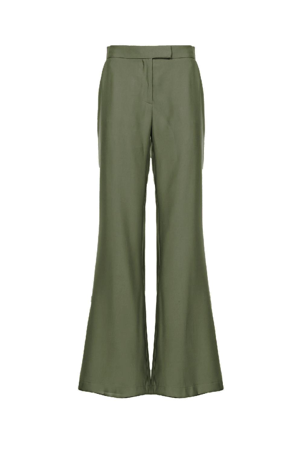 Soallure PANTALONE FLARE IN TENCEL Shopping Online