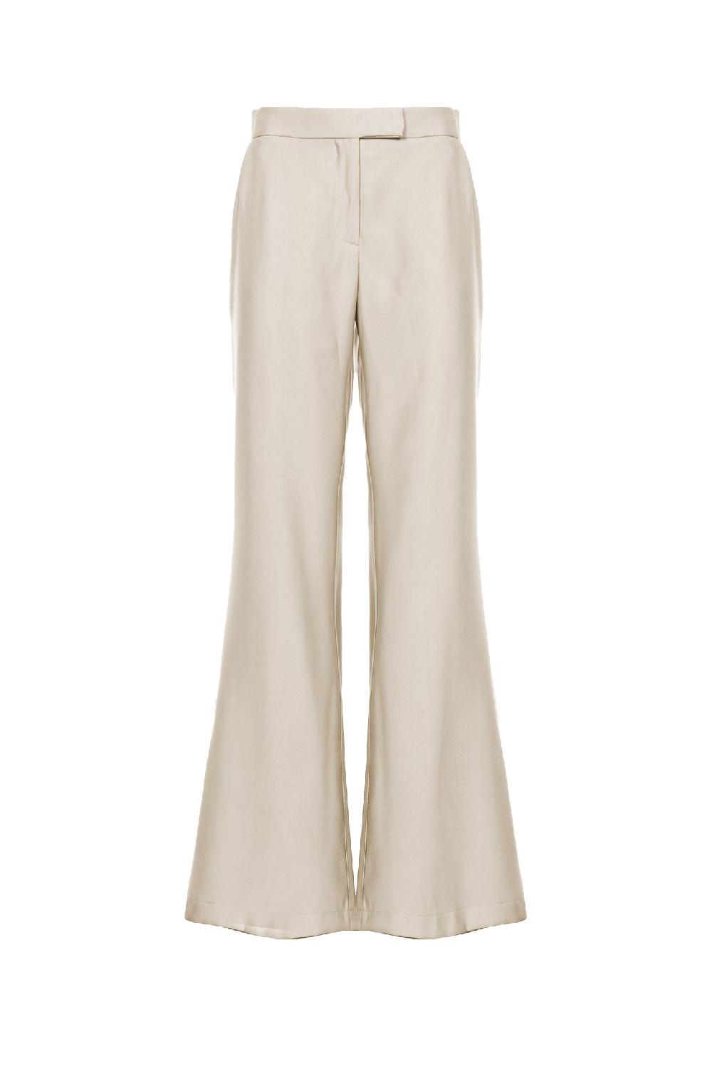 Soallure PANTALONE FLARE IN TENCEL Shopping Online