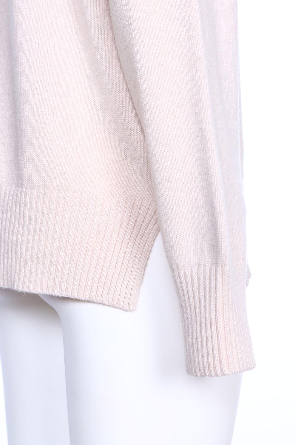 Soallure MAGLIA BOXY COLLO A V IN MISTO CASHMERE Novità