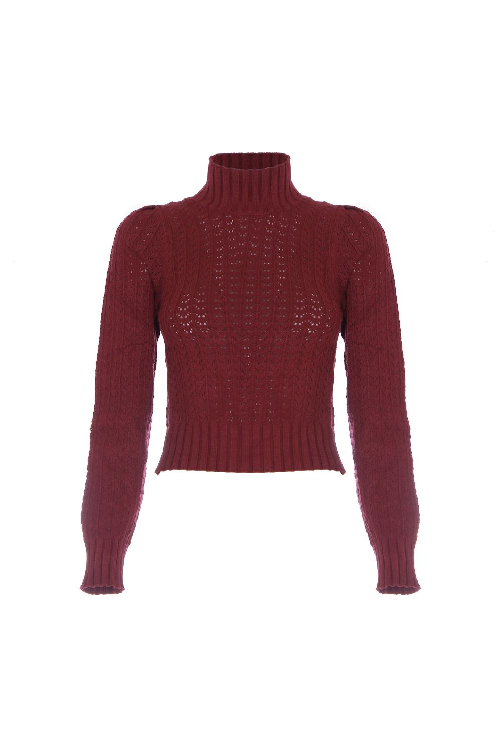 Soallure MAGLIA LUPETTO CROCHET Presa