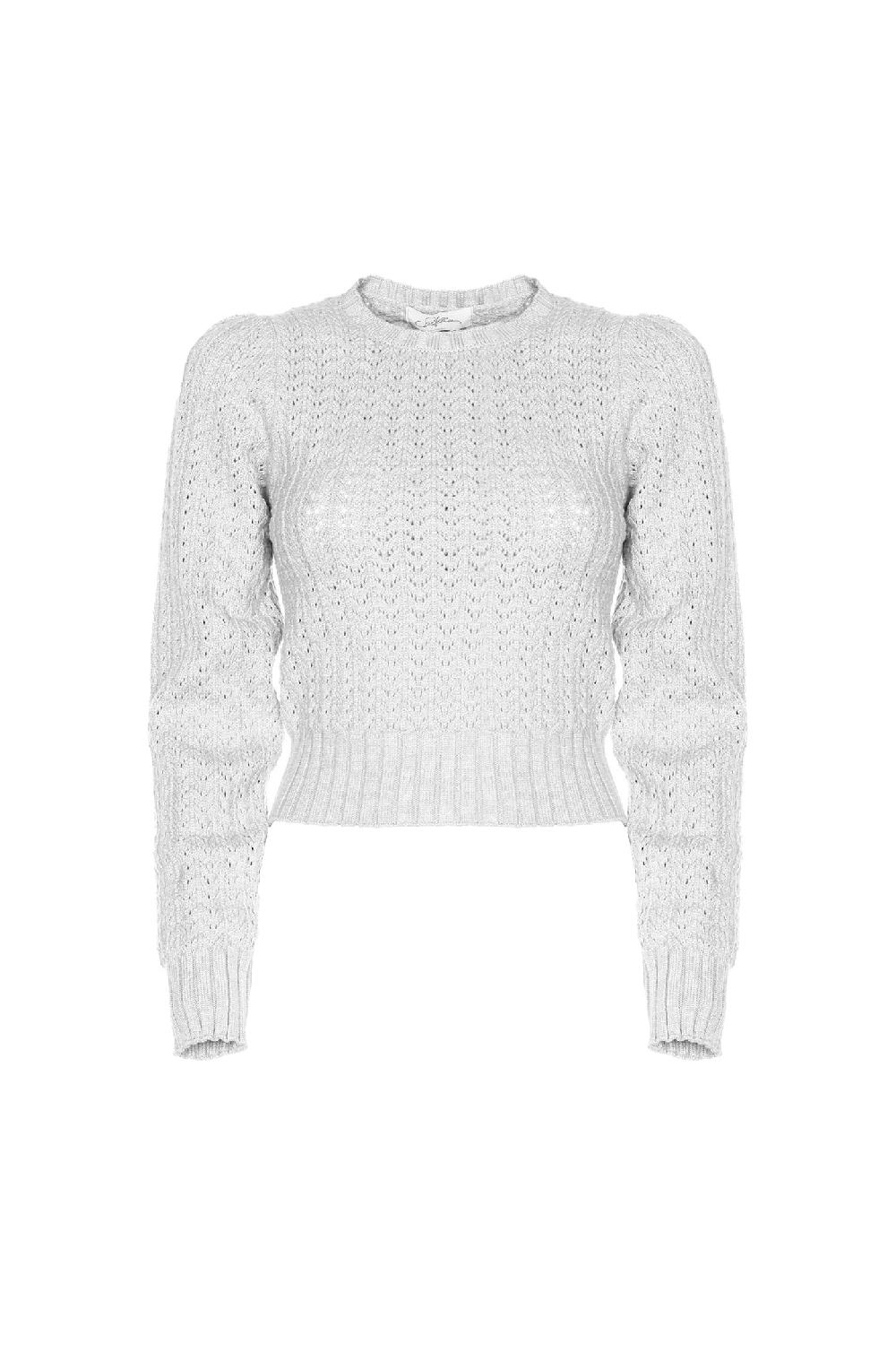 Soallure MAGLIA CON LAVORAZIONE CROCHET Prezzo di fabbrica
