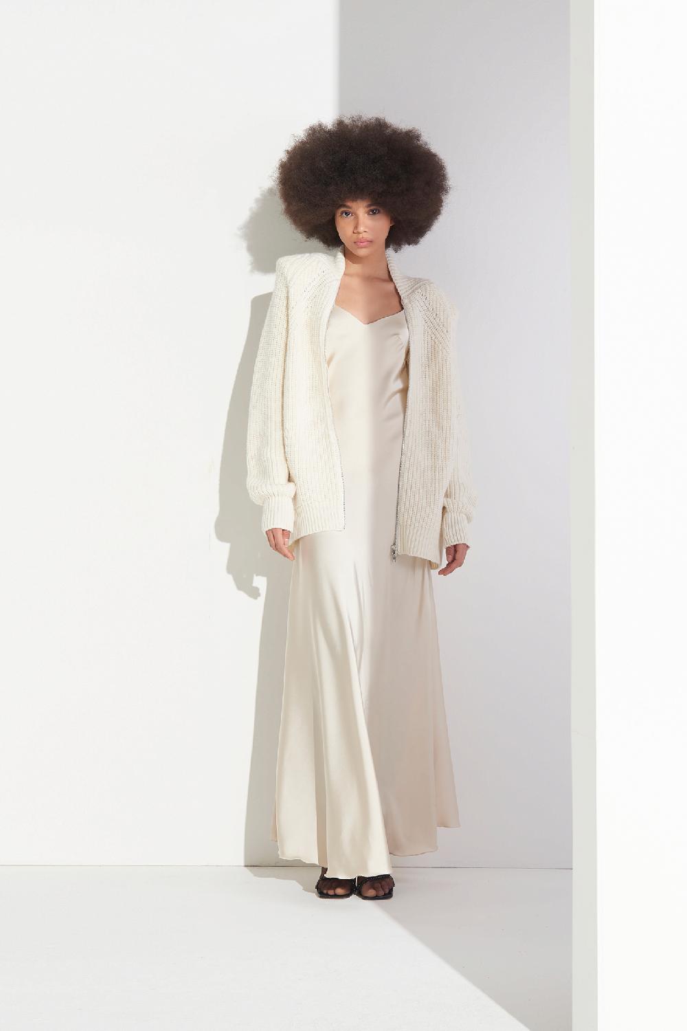 Soallure CARDIGAN ZIP IN LANA CARDATA Online