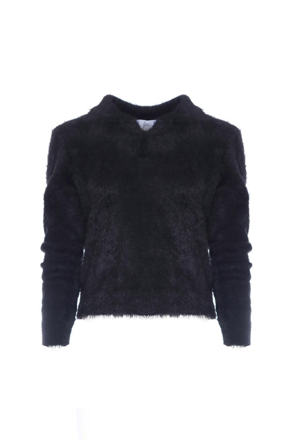 Soallure MAGLIA POLO MANICHE LUNGHE ORSETTO Vendite stagionali
