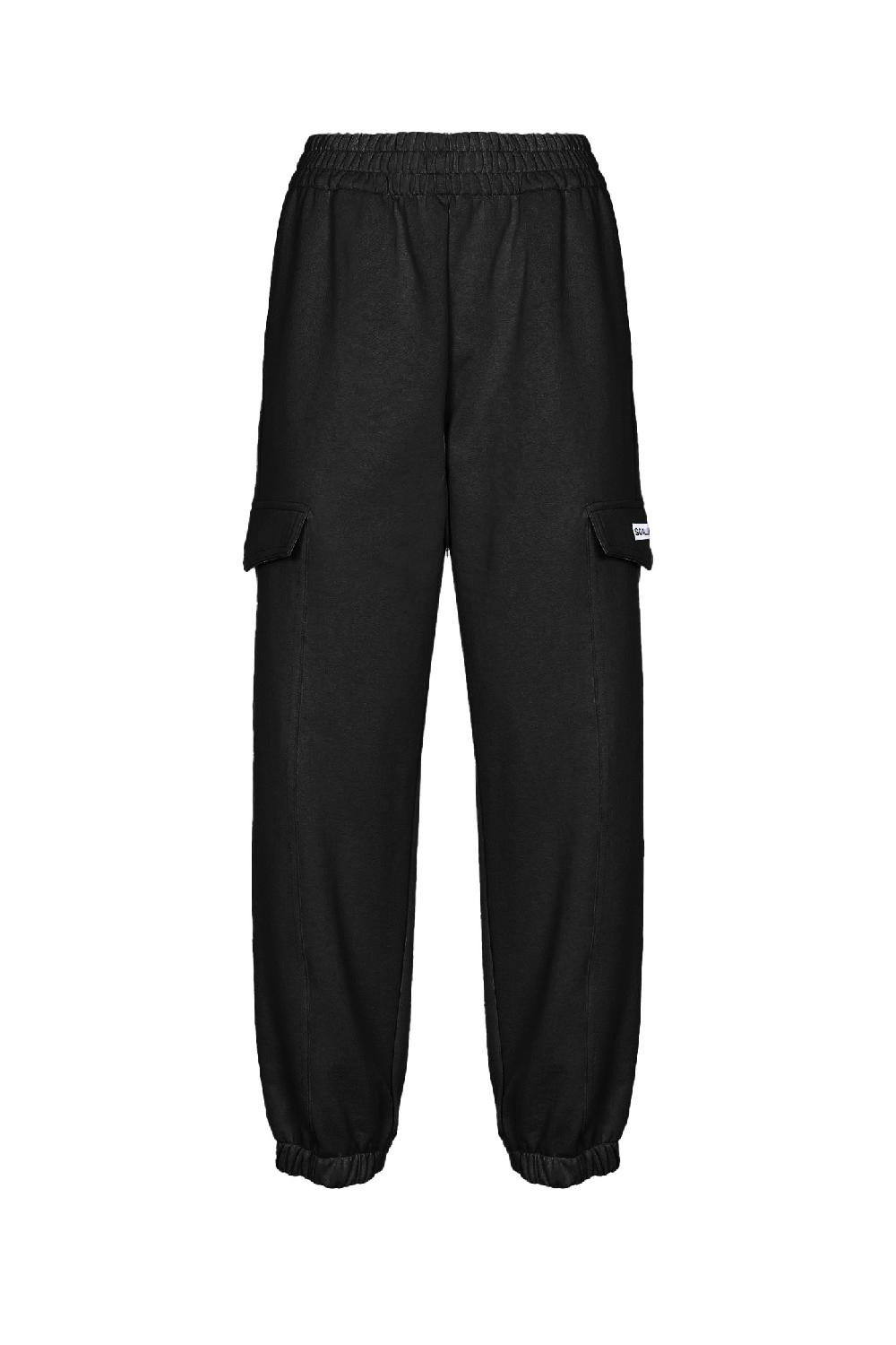Soallure PANTALONE IN FELPA CON TASCHE Offerta natalizia