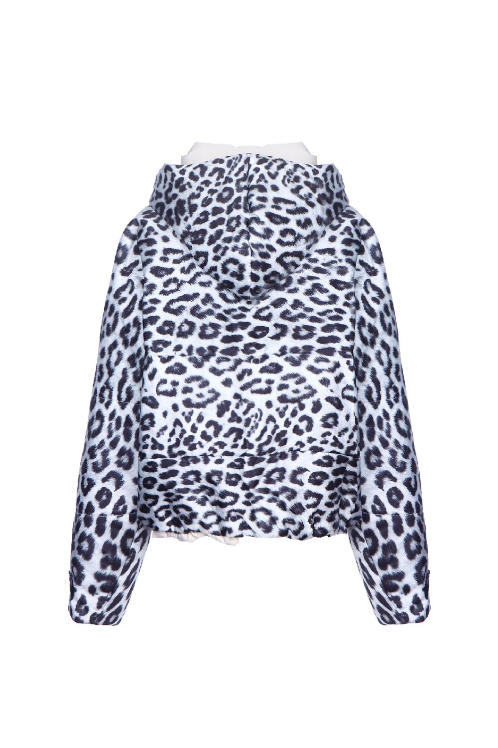 Soallure PIUMINO CON CAPPUCCIO FANTASIA LEOPARDATA Offerta Giorno del Papà