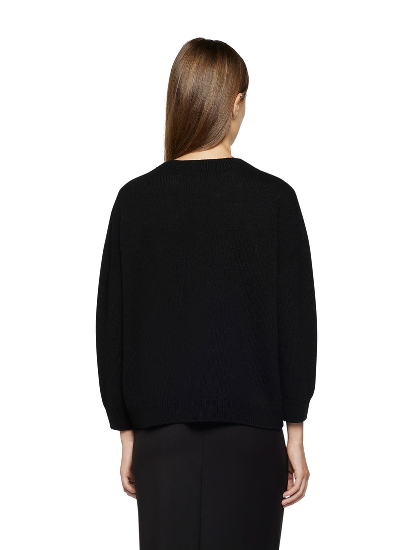 Space Simona Corsellini Maglia con scollo a V e dettaglio fibbia metallica Offerte