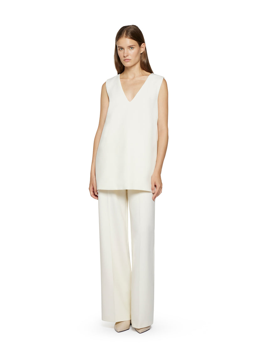 Space Simona Corsellini Tunica in poly cotone viscosa elastan con scollo a V Negozi Online