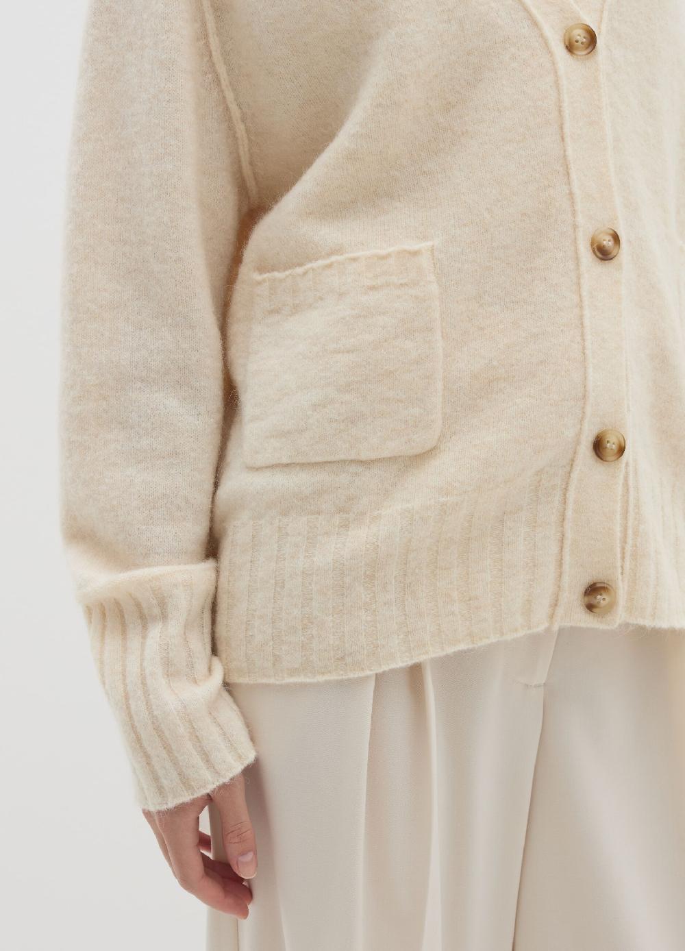 Stefanel Cardigan in misto lana e alpaca con scollo a V Prezzo Ridotto