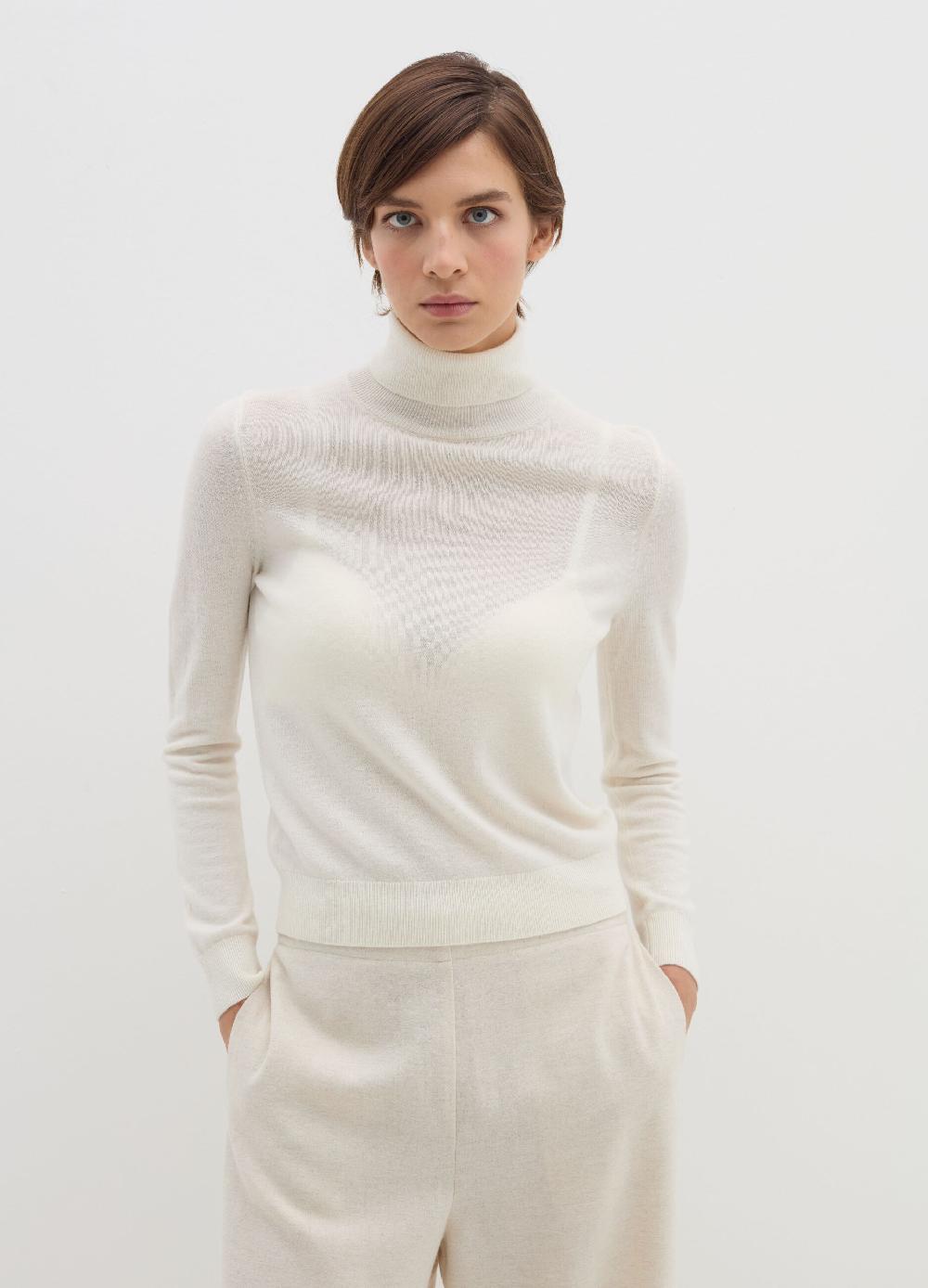 Stefanel Pullover in lana cardata a collo alto Hotsell