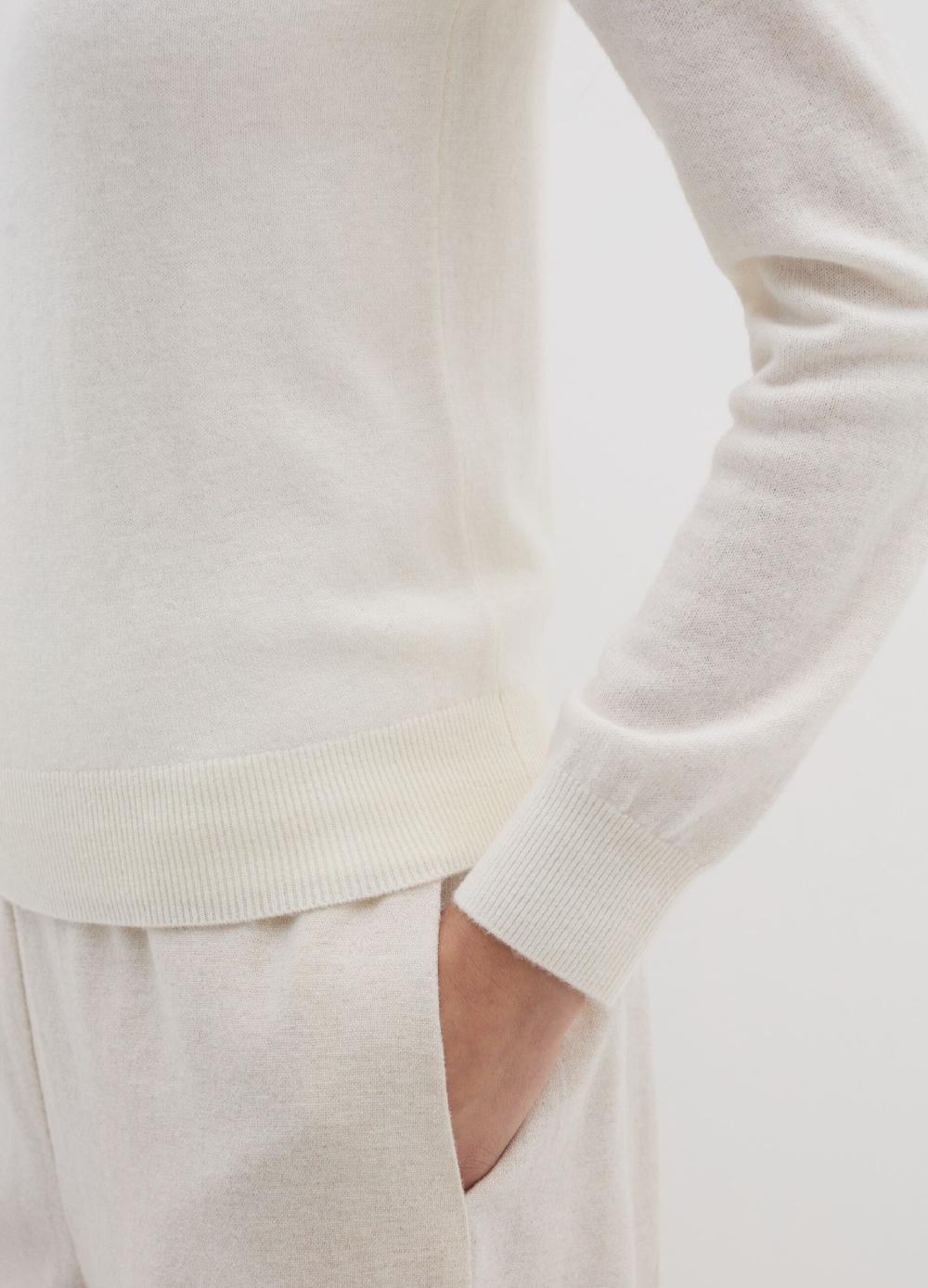Stefanel Maglia in lana cardata con maniche lunghe Vendita Calda