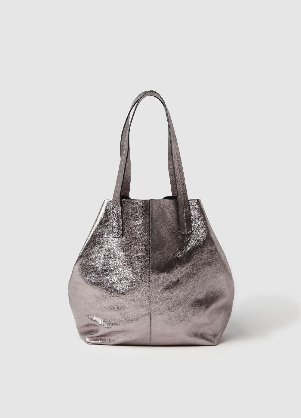 Stefanel Borsa shopper in pelle Nuovo