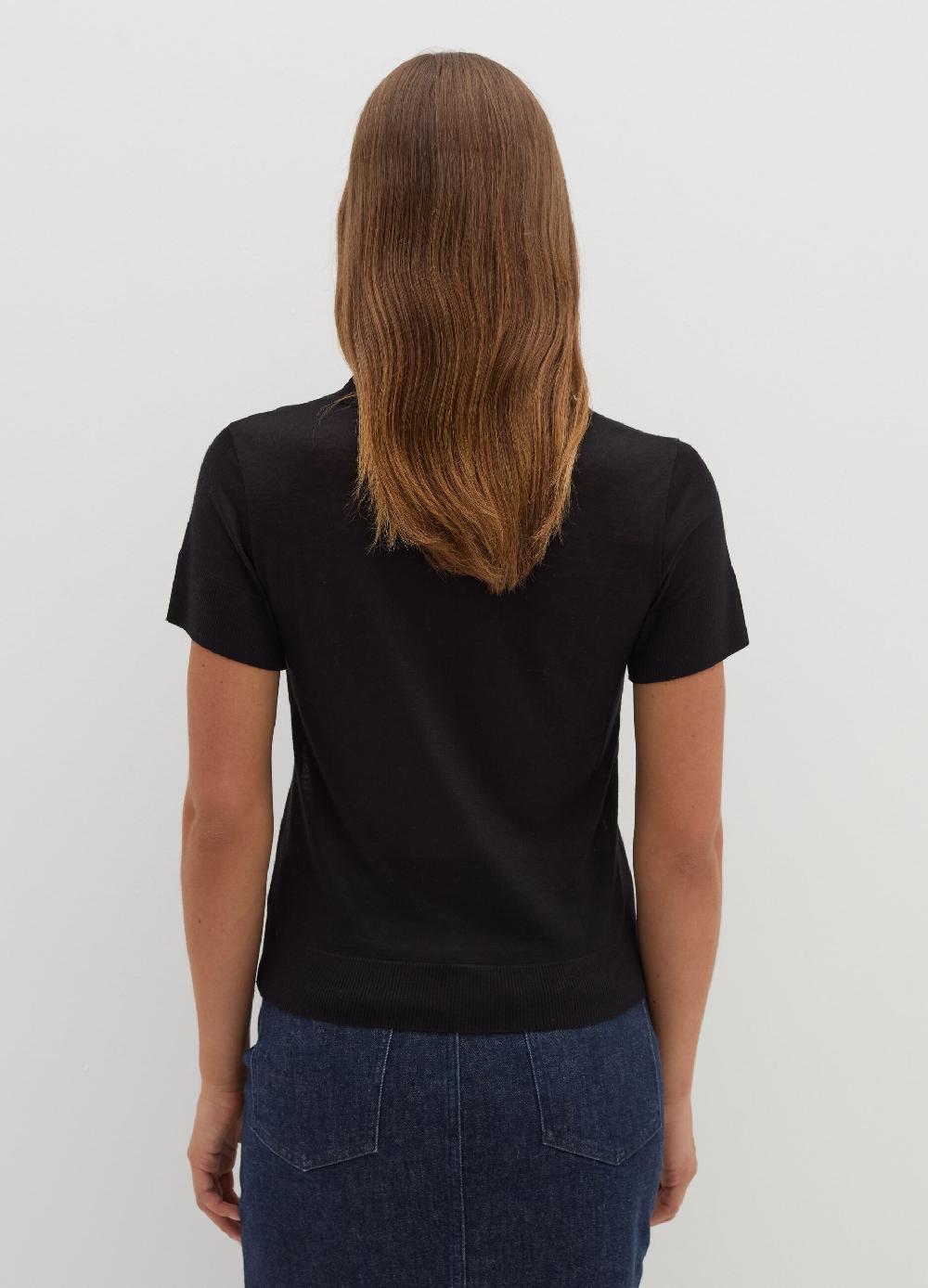 Stefanel T-shirt in lana e Lyocell Spedizione Gratuita