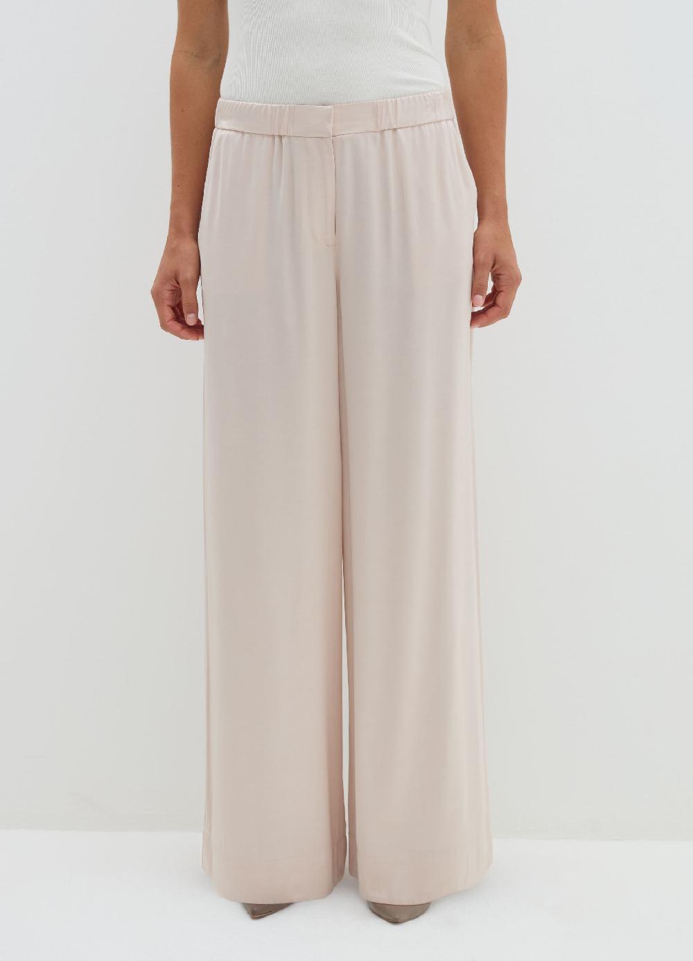 Stefanel Pantalone fluido pigiama in viscosa satin Nuova