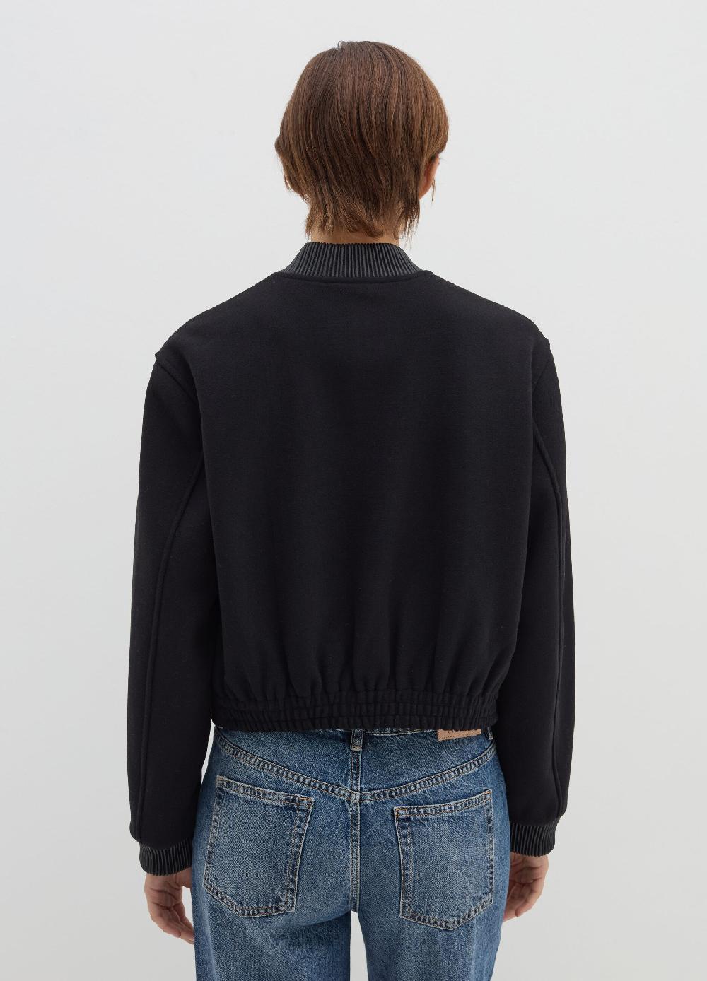 Stefanel Bomber full-zip in tweed Sottocosto