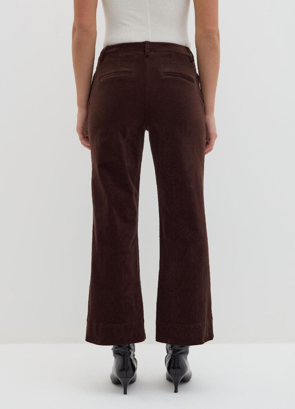 Stefanel Pantalone flare fit in corduroy Qualità Garantita