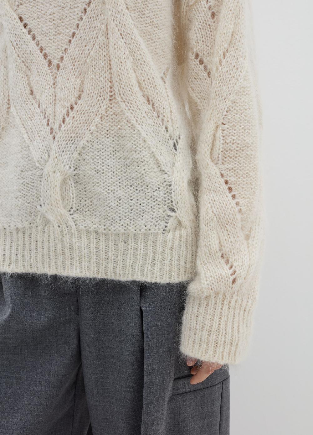 Stefanel Pullover a trecce con lurex Acquista Ora
