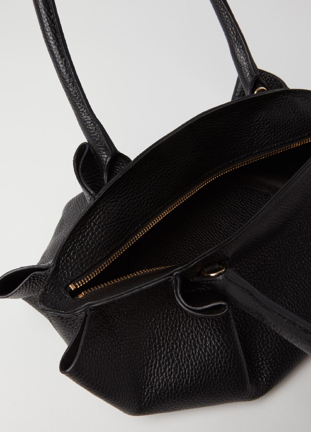 Stefanel Borsa shopper in pelle martellata Outlet