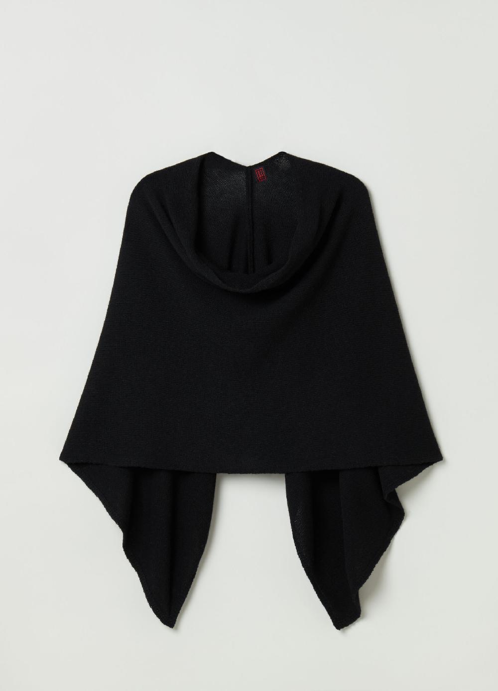 Stefanel Poncho in lana e mohair 2025