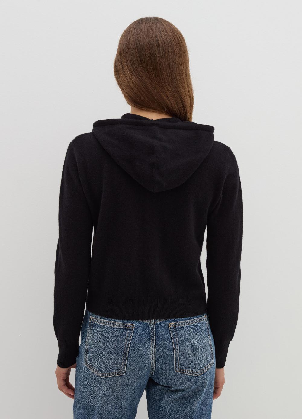 Stefanel Cardigan in lana e cashmere con cappuccio Spedizione Gratuita