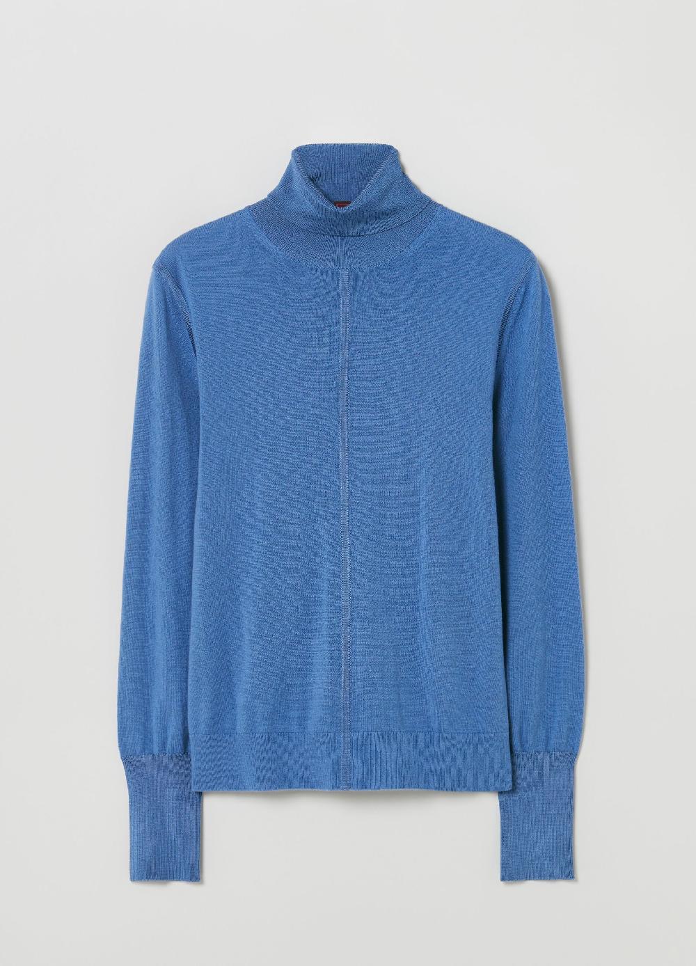 Stefanel Pullover in lana e seta a collo alto Offerta