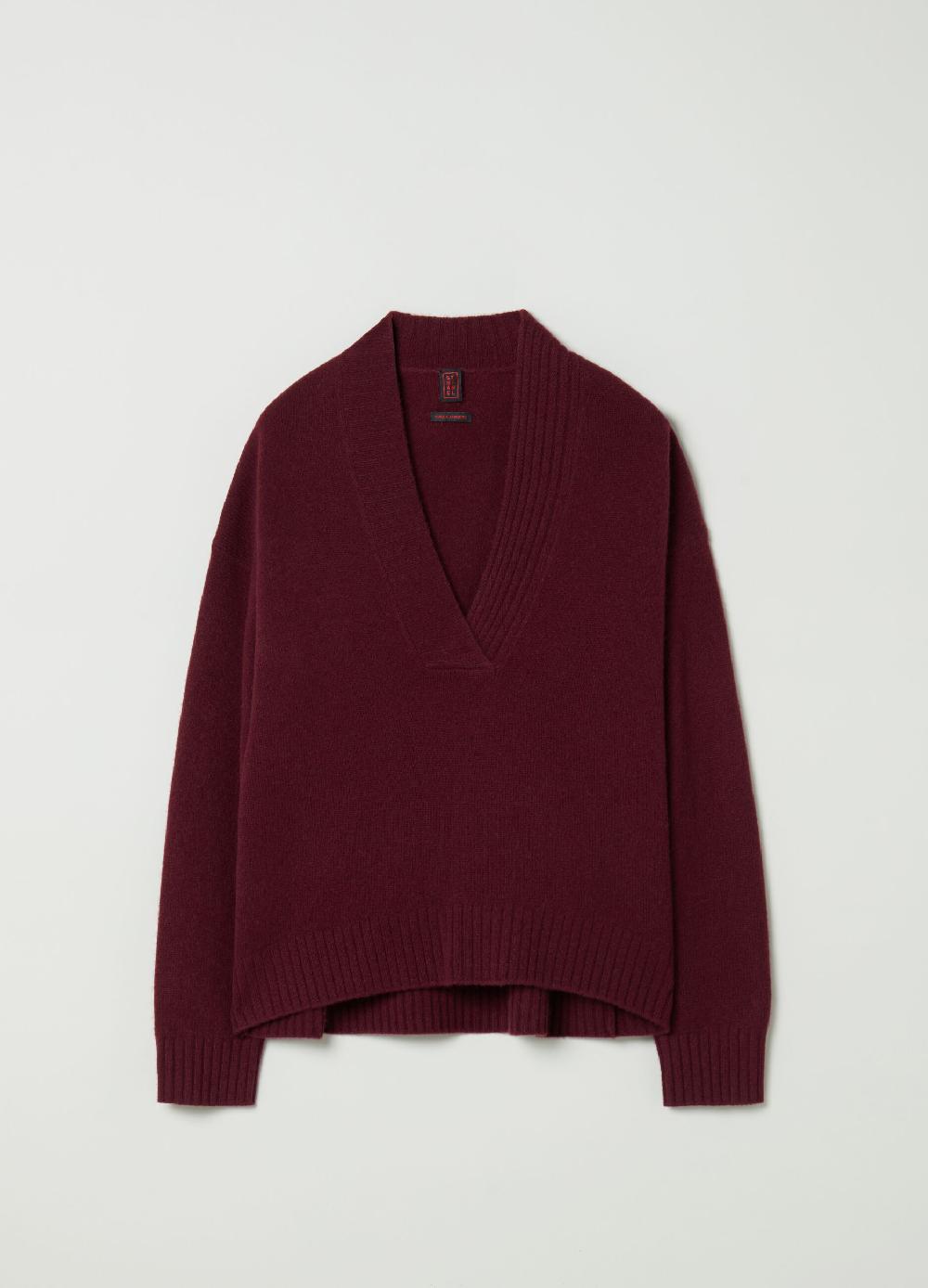 Stefanel Pullover in cashmere con scollo a V Online